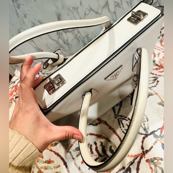 Prada Saffiano Leather Satchel - Picture 7 of 16